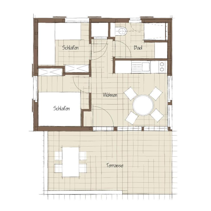 Bungalows Am Waldessaum Bei Hohenzieritz מראה חיצוני תמונה